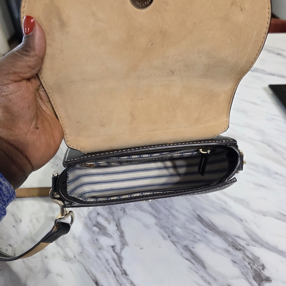 Dooney & Bourke Black Leather Crossbody Bag - Picture 7 of 14